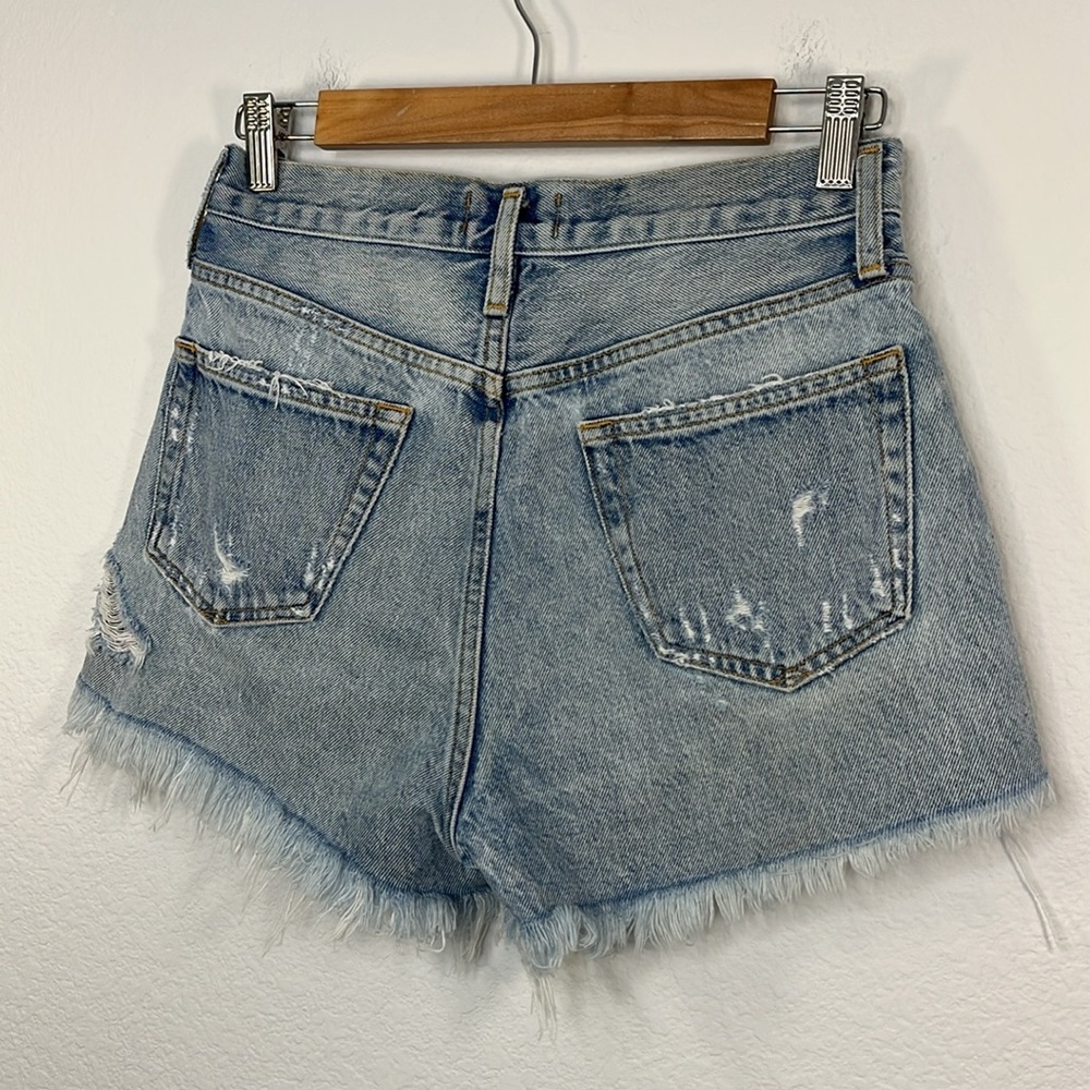 AGOLDE Women’s Parker Vintage‎ cut off Shorts size 24 - Picture 6 of 9